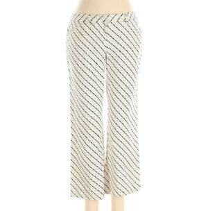 90s Vtg- The Limited Drew fit capri pants, sz. 4,  cream & black